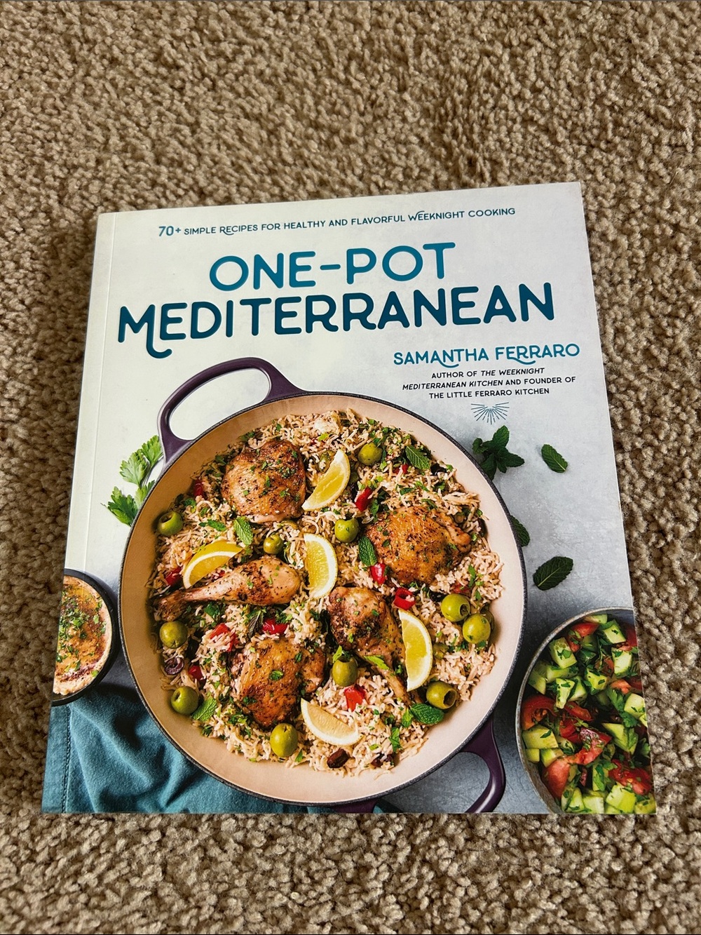 One-Pot Mediterranean Cookbook by - White Cover